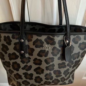Coach Bag Leopard Print